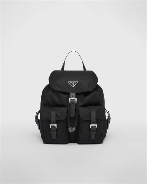 prada black nylon backpack|prada re nylon medium backpack.